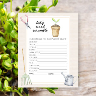 Little sprout - Baby Word Scramble Game