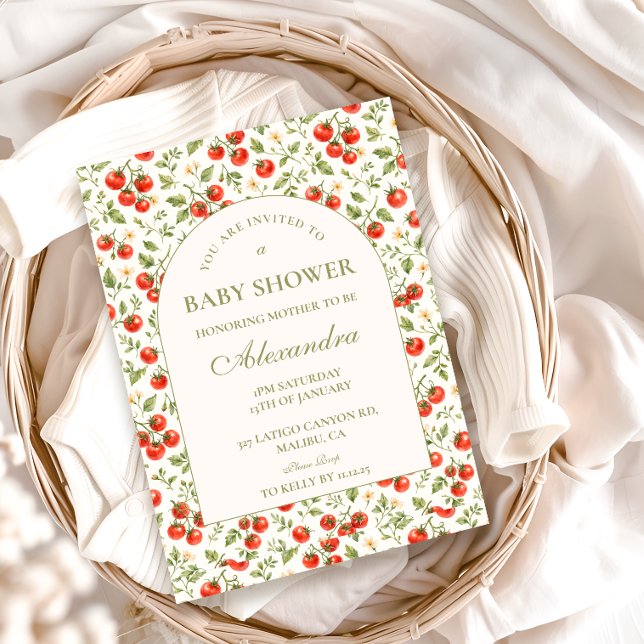 Little Sprout Botanical Baby Shower Invitation (Creator Uploaded)