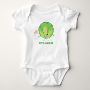Little Sprout   by queenie's cards Baby Bodysuit