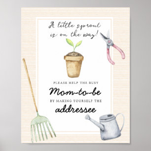 Little Sprout - Help the Busy Mom-to-Be Poster