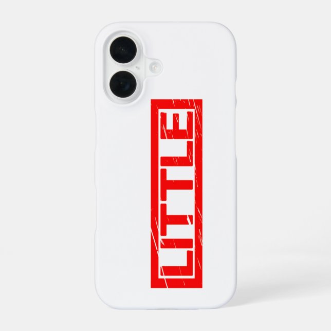 Little Stamp iPhone 16 Case (Back)