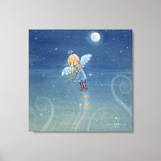 Little Star Angel Canvas Print (Front)