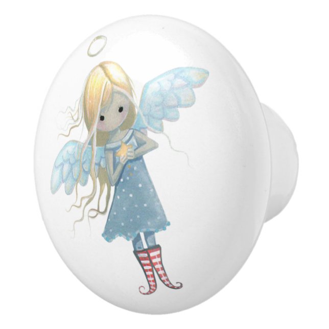 Little Star Angel Ceramic Knob (Right)