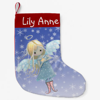 Little Star Angel Christmas Stocking Personalized