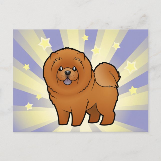 Little Star Chow Chow Postcard (Front)