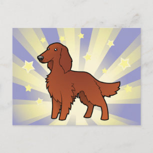 Little Star Irish / English / Gordon / R&W Setter Postcard