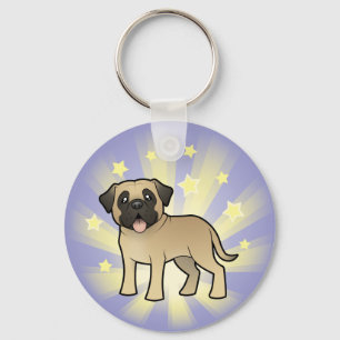 Little Star Mastiff / Bullmastiff Keychain