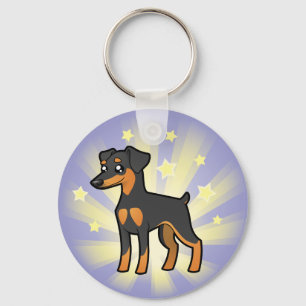 Little Star Miniature Pinscher /Manchester Terrier Keychain