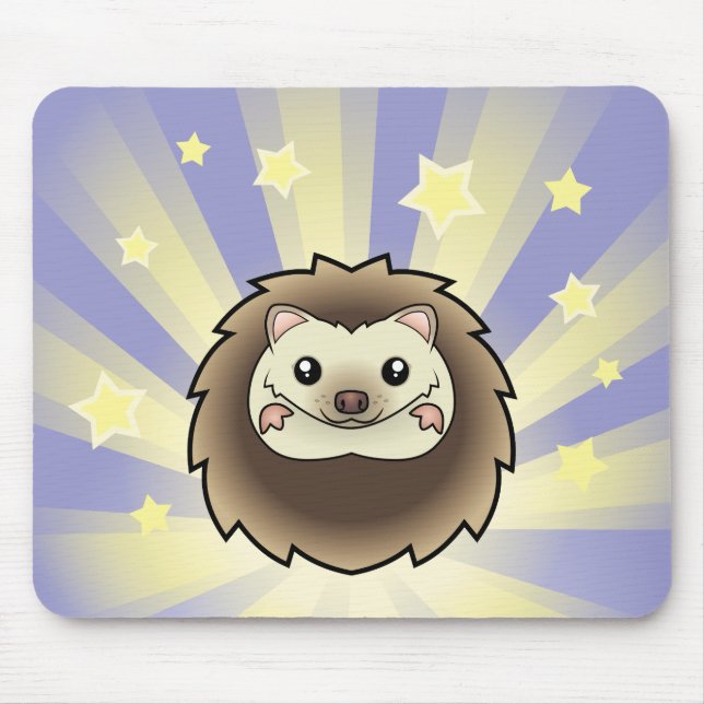 Little Star Pygmy Hedgehog Mouse Pad (Front)