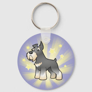 Little Star Schnauzer Keychain