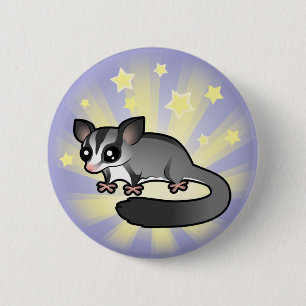 Little Star Sugar Glider 2 Inch Round Button