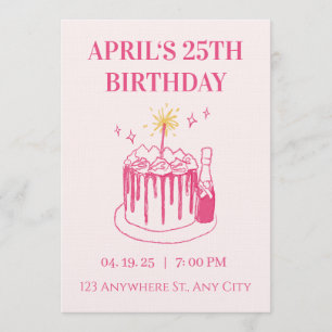 Little Star Turns 1 – Editable First Birthday Invi Invitation