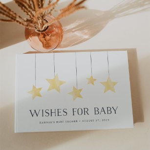 Little Star   Wishes for Baby Guest Book