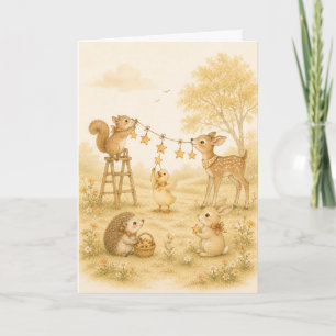 Little Stars Friendship Greeting  Card