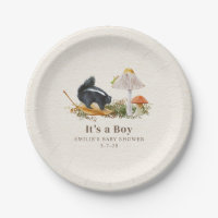 Little Stinker Woodland Skunk Boy Baby Shower
