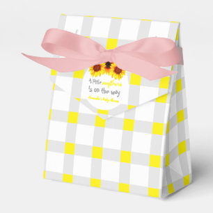 Little Sunflower Baby Shower Favor Box