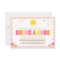 Little Sunshine Baby Shower Bring a book Pink Girl