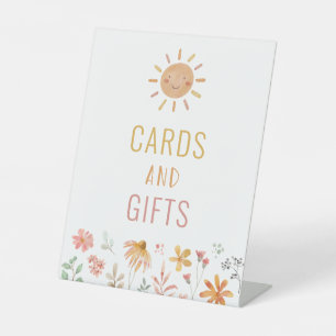 Little Sunshine Birthday Party Cards & Gifts Sign