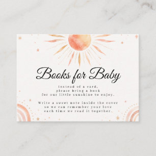 Little Sunshine Books For Baby Enclosure Card