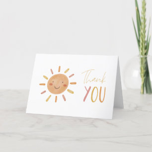 Little Sunshine Carte de remerciements d'anniversa