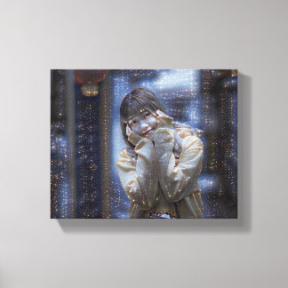 "Little Sunshine in Yellow Canvas Print