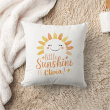 Little Sunshine" Oreiller Thon Personnalisé