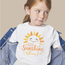 Little Sunshine Personalized Kids' Shirt