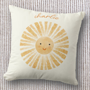 Little Sunshine Personalized Throw Pillow