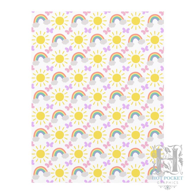  Little Sunshine & Rainbows Scrapbook Paper (Creator Uploaded)