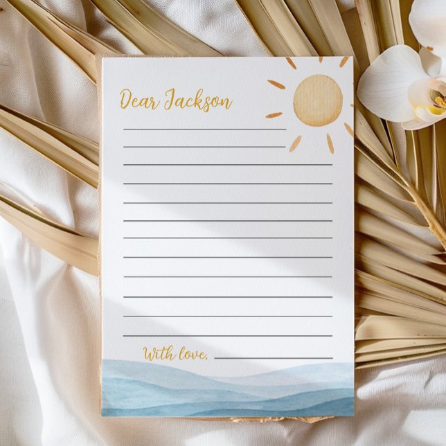 Little Sunshine Time Capsule Note Message Card (Creator Uploaded)