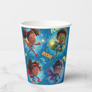 Little Superheroes Party Paper Cups