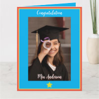 Little Superstar Graduation card