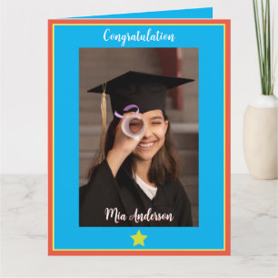 Little Superstar Graduation card