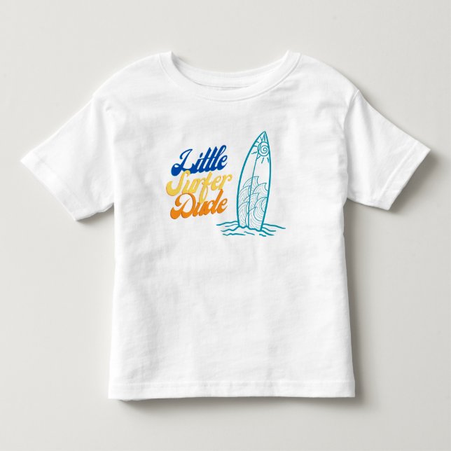 Little Surfer Dude Tshirt (Front)