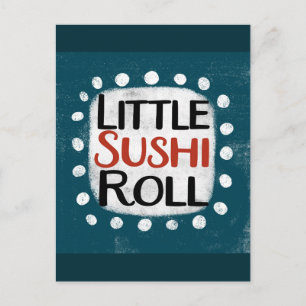 Little Sushi Roll Postcard
