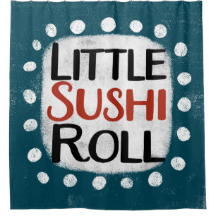 Little Sushi Roll Shower Curtain