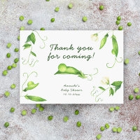 Little Sweet Pea Baby Shower Thank You