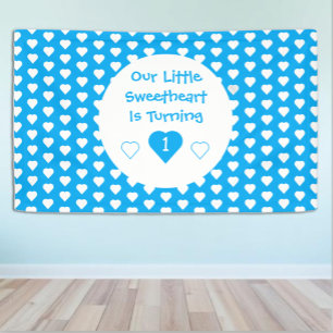 Little Sweetheart 1st Birthday Banner