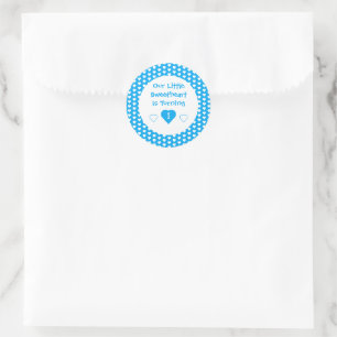 Little Sweetheart 1st Birthday Classic Round Sticker