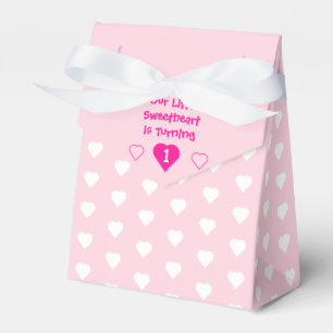 Little Sweetheart 1st Birthday Favor Box