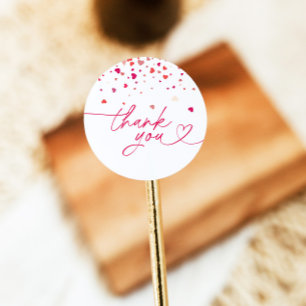 Little Sweetheart Baby Shower, Baby Shower Classic Round Sticker