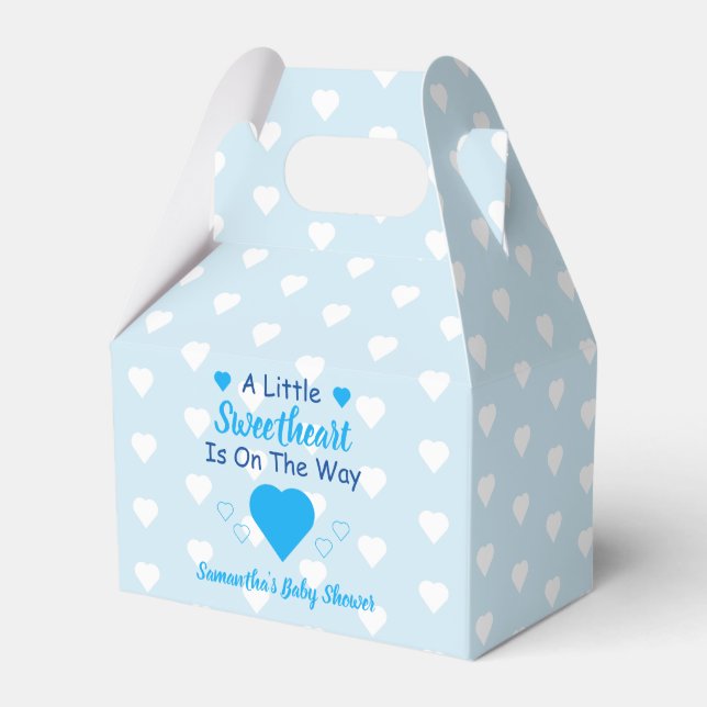 Little Sweetheart Baby Shower Favor Box (Front Side)