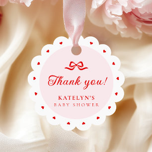 Little Sweetheart Baby Shower Favor Tags