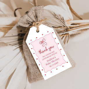 Little Sweetheart Baby Shower Gift Tags