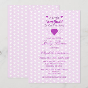 Little Sweetheart Baby Shower Invitation