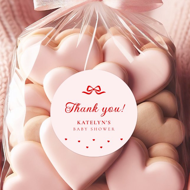 Little Sweetheart Baby Shower Stickers (Creator Uploaded)