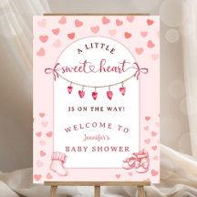 Little Sweetheart Baby Shower Welcome