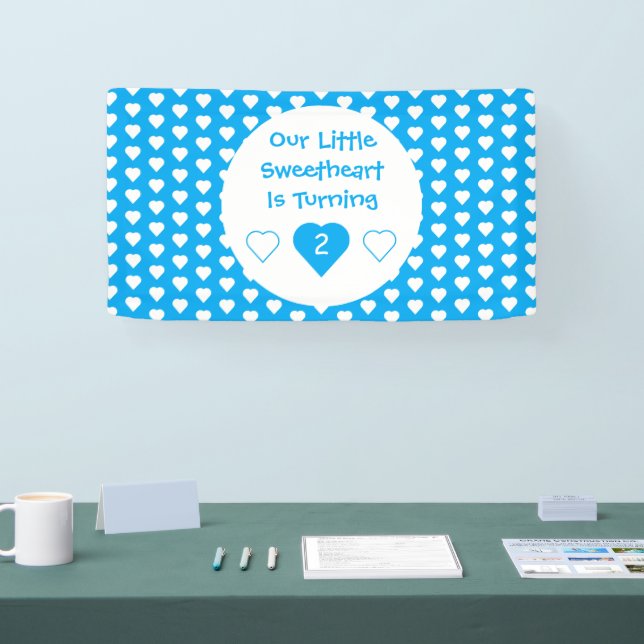 Little Sweetheart Birthday Banner (Tradeshow)