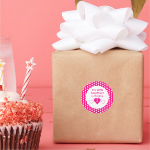 Little Sweetheart Birthday Classic Round Sticker