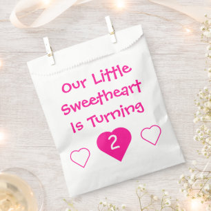 Little Sweetheart Birthday Favour Bag